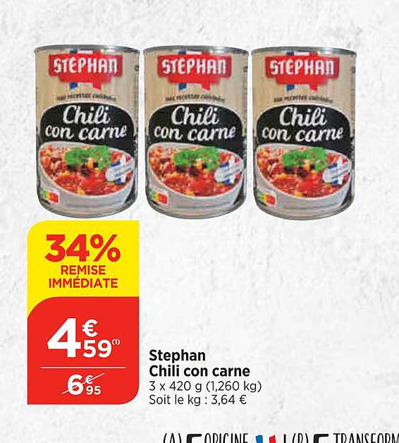 stéphan chili con carne