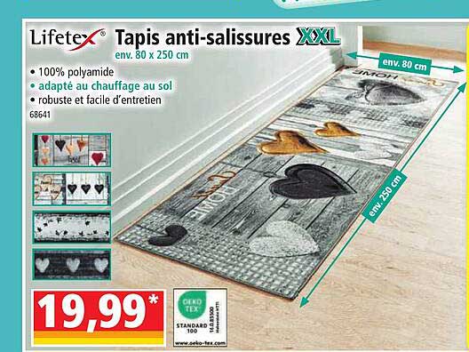 tapis anti-salissures xxl lifetex
