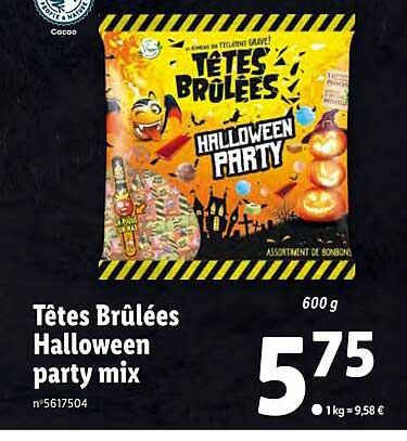 têtes brûlées halloween party mix