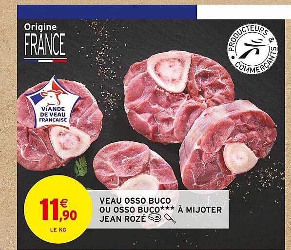veau osso buco ou osso buco*** à mijoter jean rozé