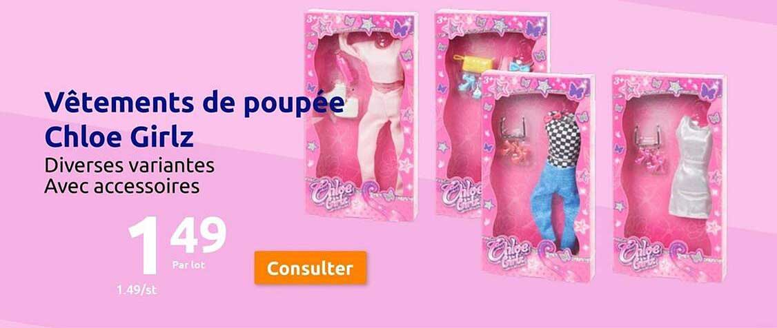 Vêtements De Poupée Chloé Girlz