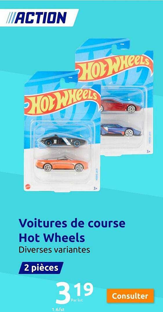 voitures de course hot wheels