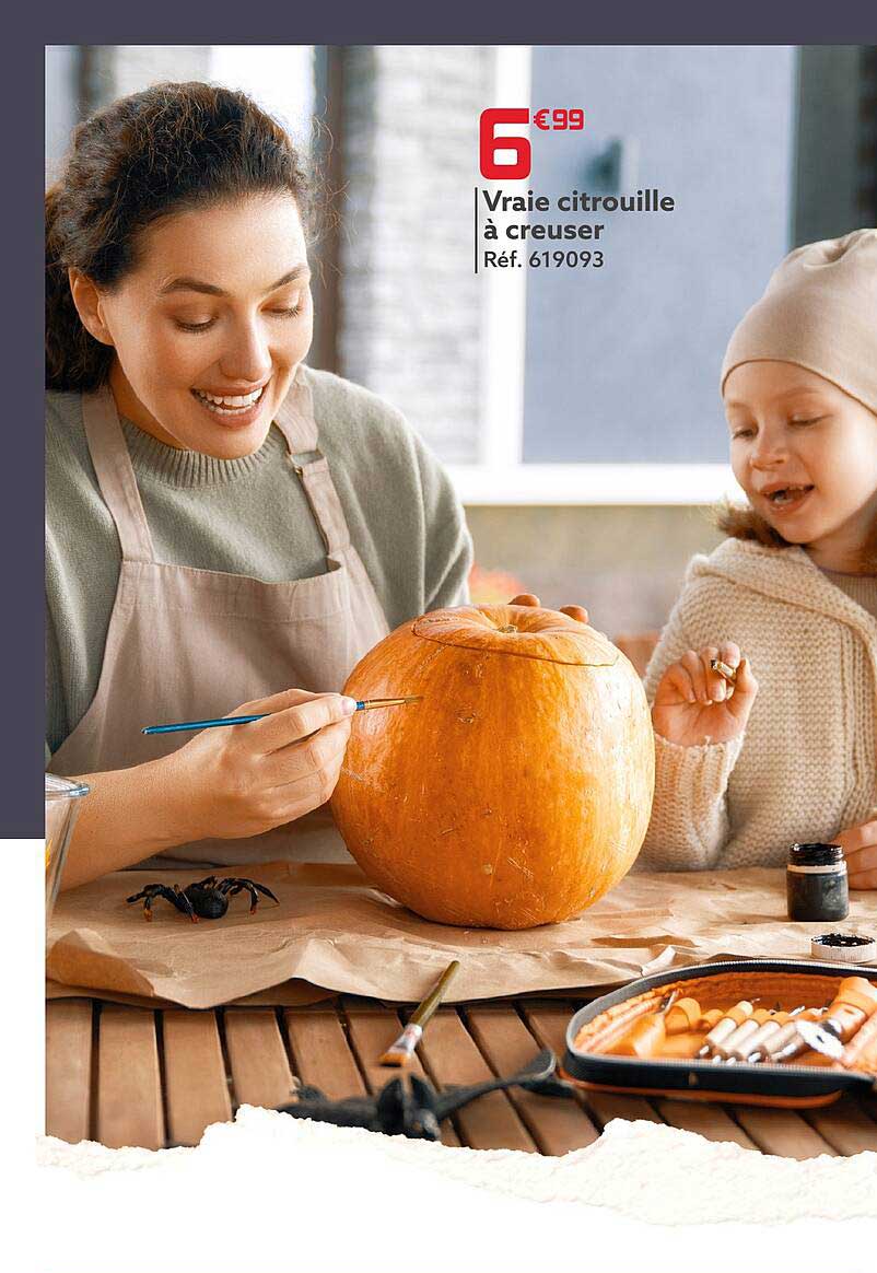 vraie citrouille à creuser