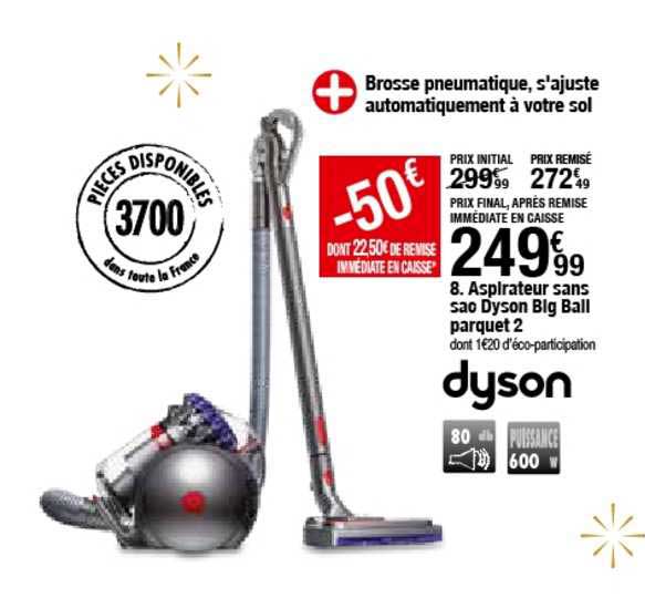 aspirateur sans sac dyson big ball parquet 2
