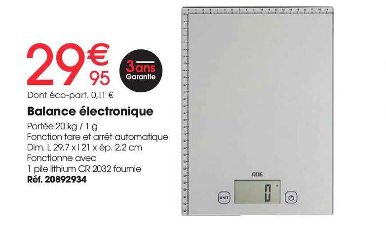 Balance électronique