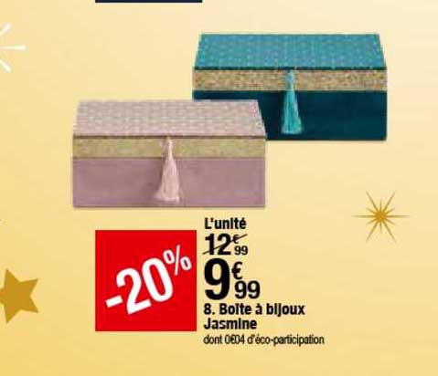 Boîte à Bijoux Jasmine