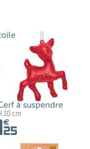 cerf à suspendre