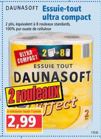 essuie tout ultra compact daunasoft