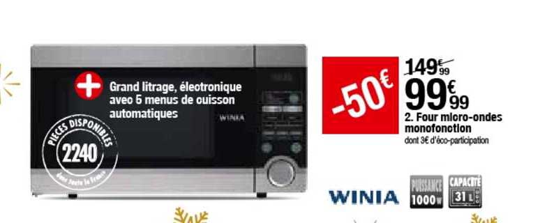 four micro-ondes monofonction