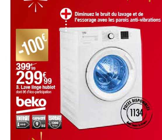 lave linge hublot