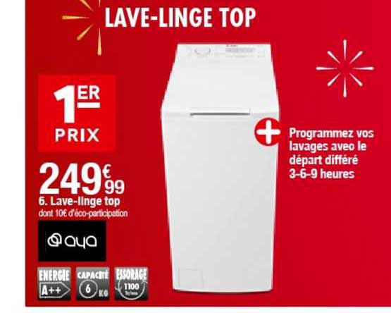 lave-linge top