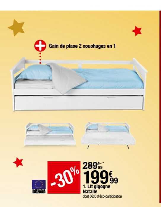 lit gigogne natalie