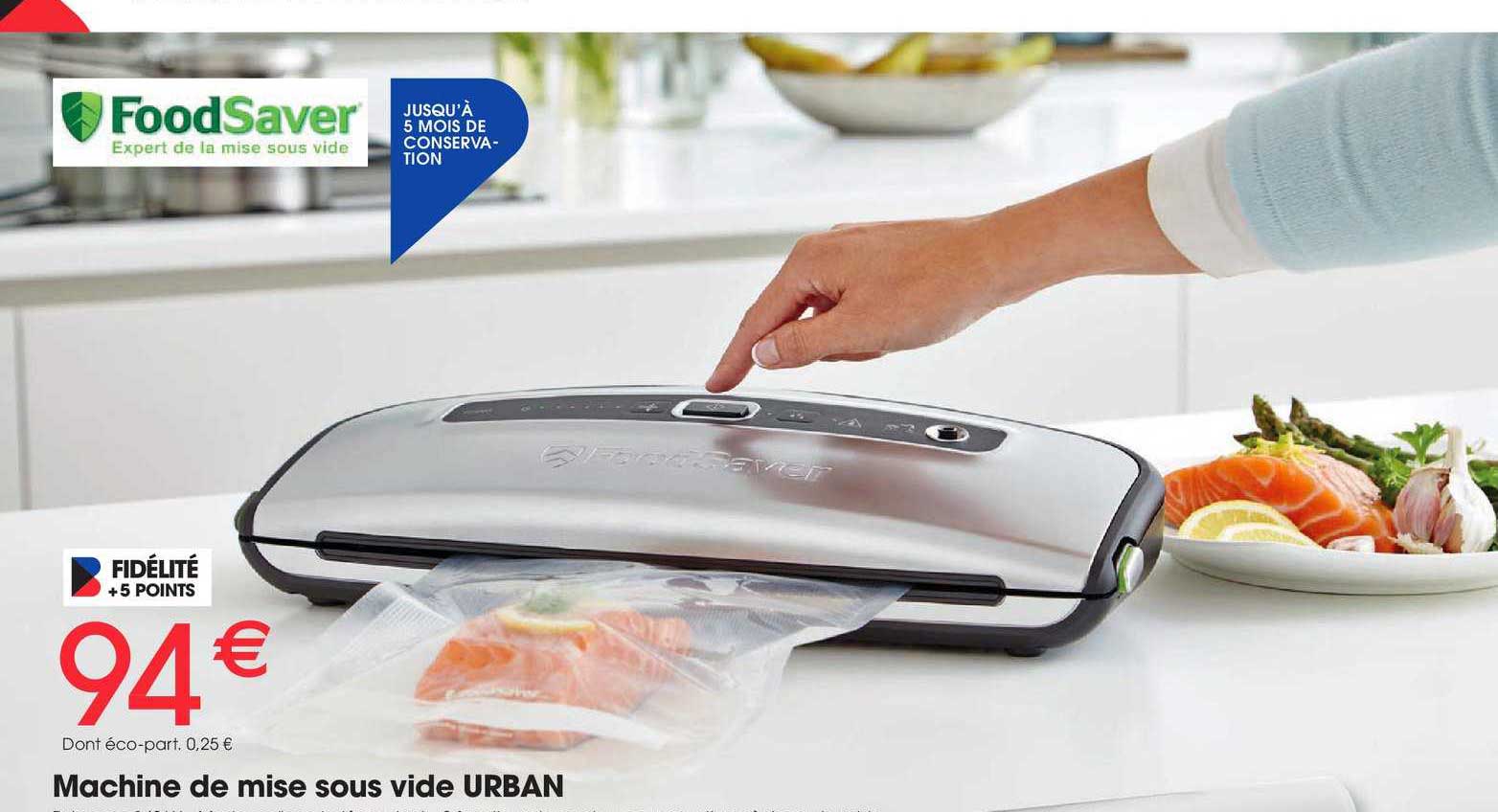 machine de mise sous vide urban foodsaver