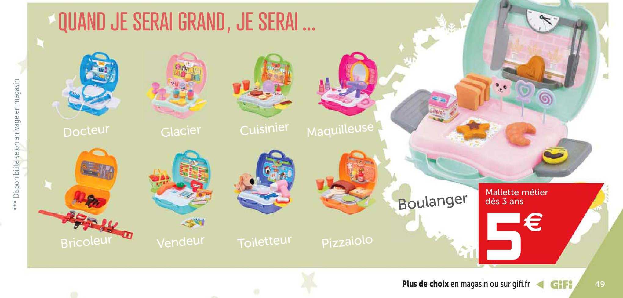 mallette métier dès 3 ans