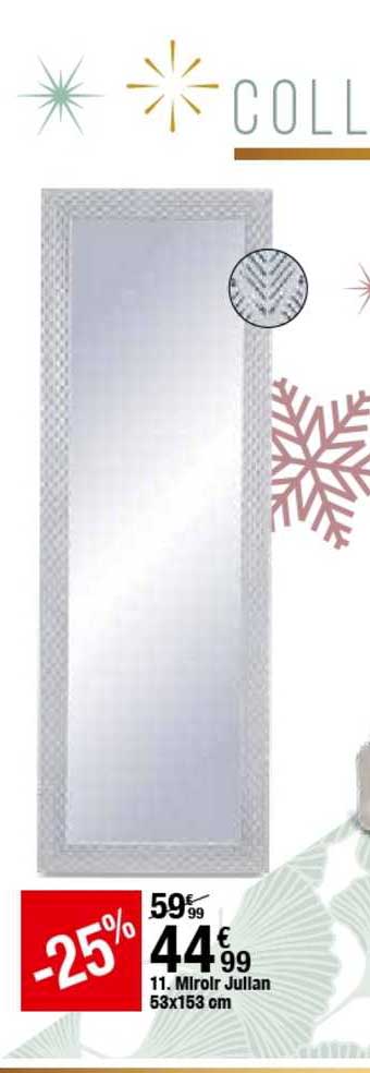 miroir julian 53 x 153 cm