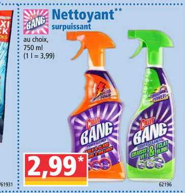 nettoyant surpuissant bang