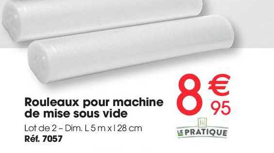 rouleaux pour machine de mise sous vide le pratique