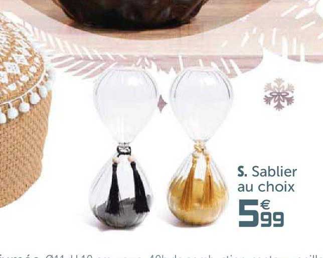 sablier au choix