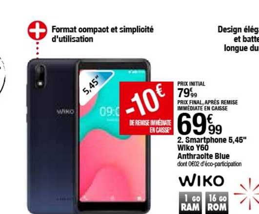 Smartphone 5,45" Wiko Y60
