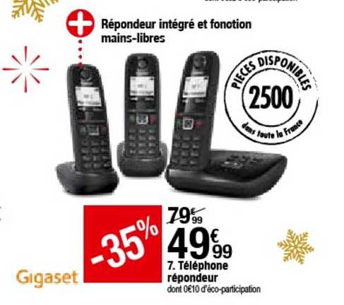 Téléphone Répondeur