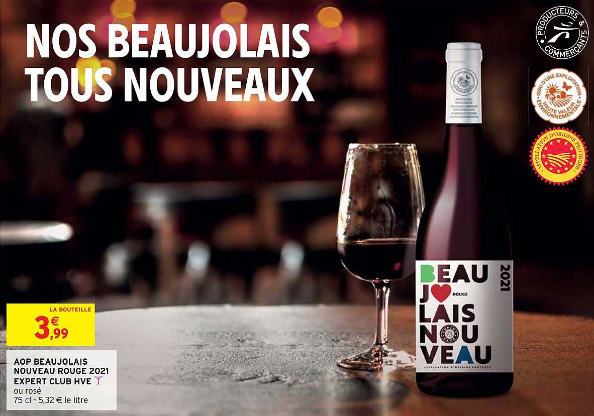 Aop Beaujolais Nouveau Rouge 2021 Expert Club Hve