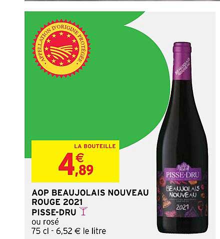 aop beaujolais nouveau rouge 2021 pisse-dru