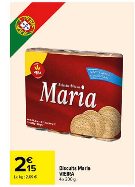 biscuits maria vieira