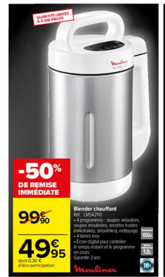 Blender Chauffant Moulinex