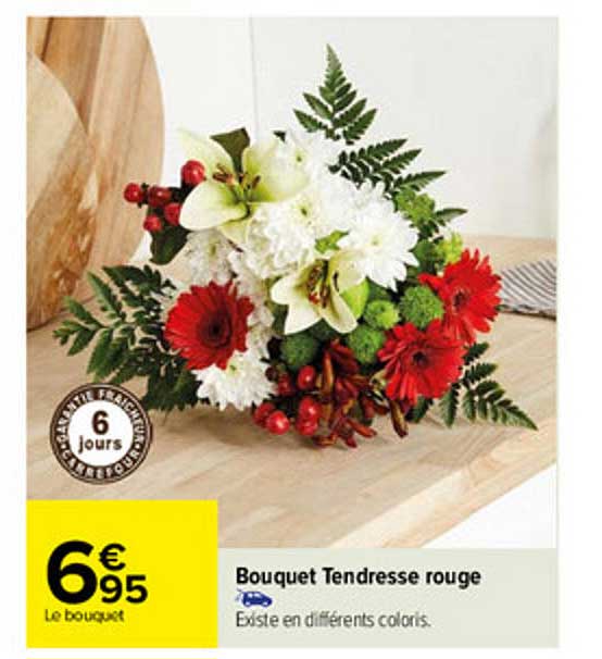 bouquet tendresse rouge
