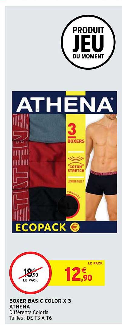 Boxer Basic Color X3 Athena