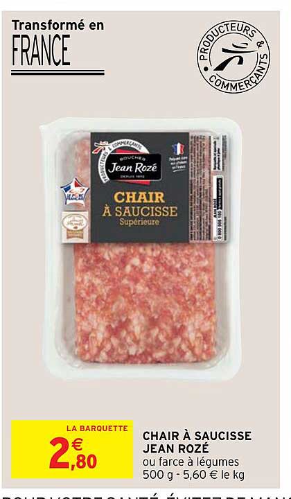 chair à saucisse jean rozé