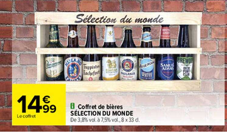 Coffret De Bières Sélection Du Monde