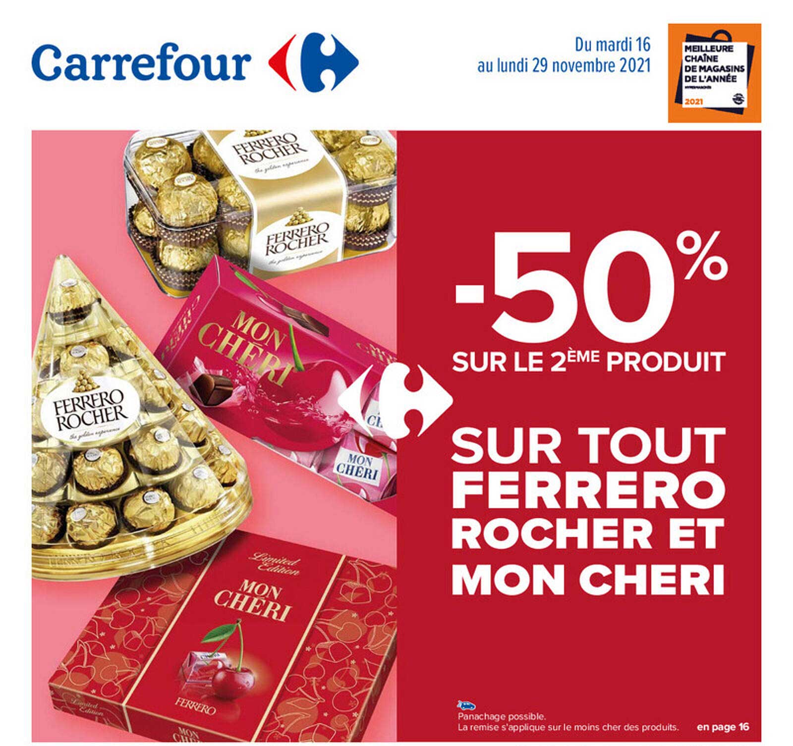 ferrero rocher et mon cheri