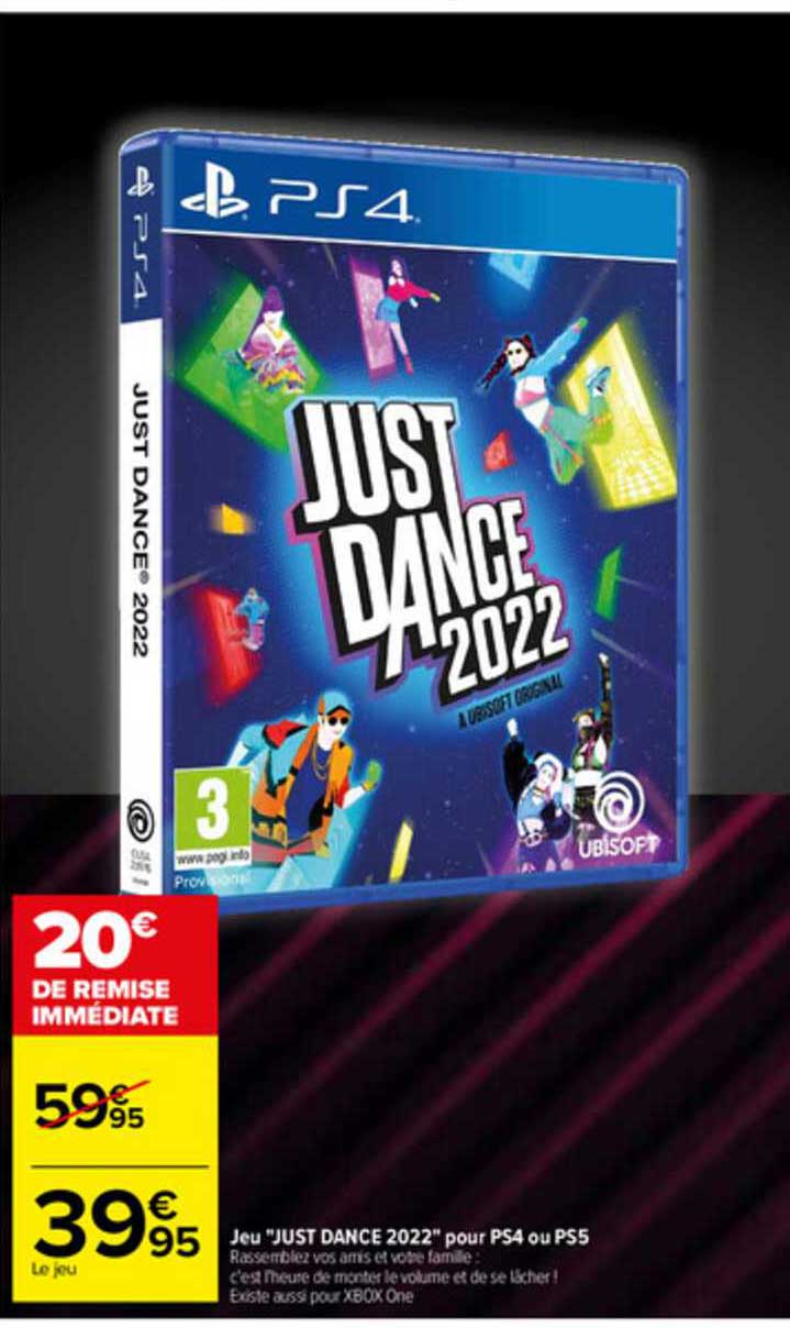 jeu "just dance 2022" pour ps4, ps5