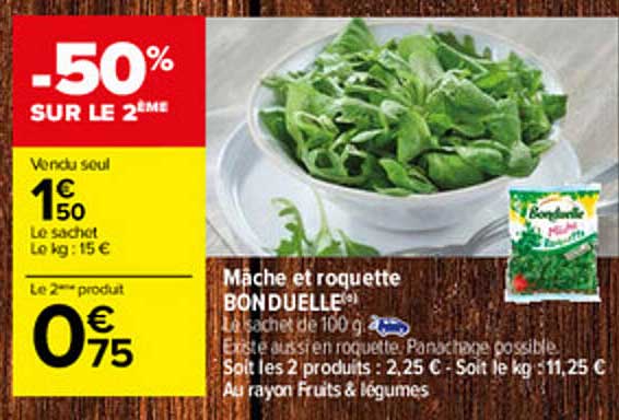 Mâche Et Roquette Bonduelle