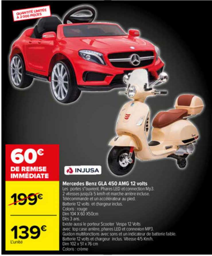 mercedes benz gla 450 amg 12 volts injusa