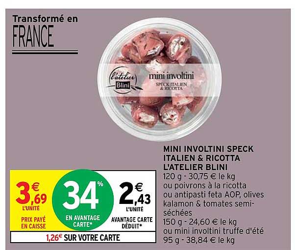 mini involtini speck italien & ricotta l'atelier blini