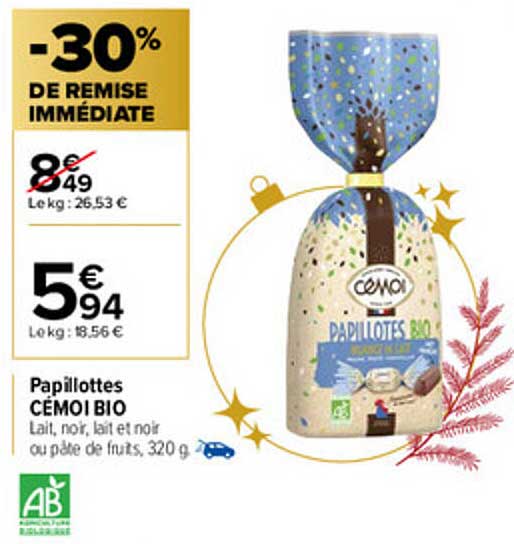 papillottes cémoi bio