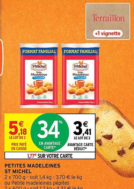 petites madeleines st michel
