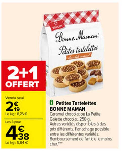 petites tartelettes bonne maman