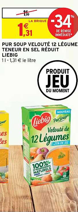 pur soup velouté 12 légumes teneur en sel réduit liebig