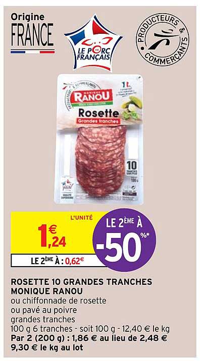 rosette 10 grandes tranches monique ranou
