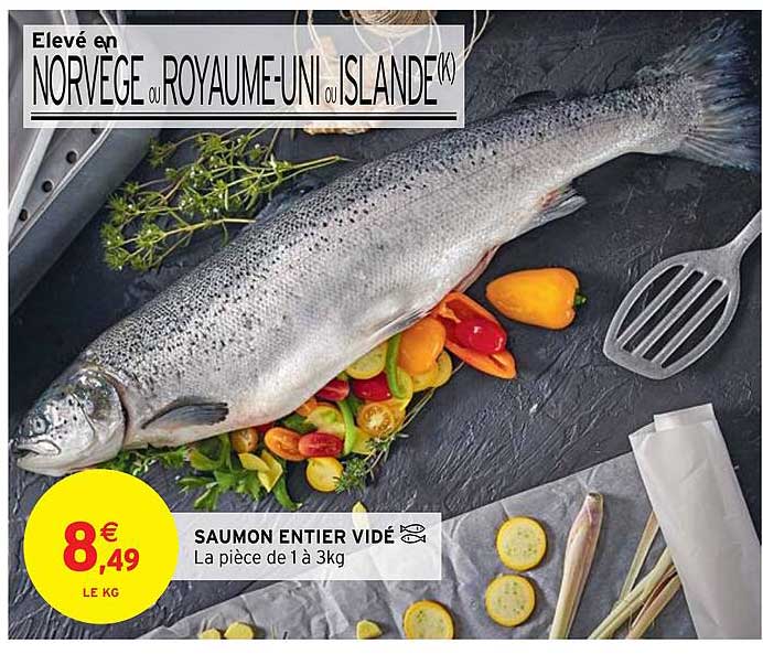 Saumon Entier Vidé