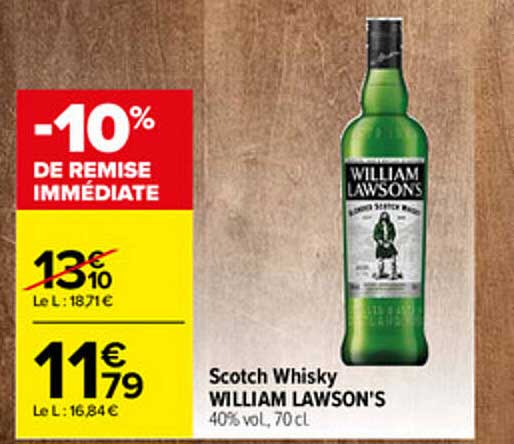 scotch whisky william lawson's