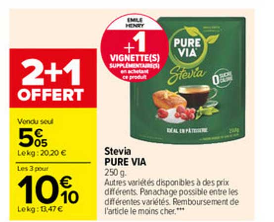 stevia pure via