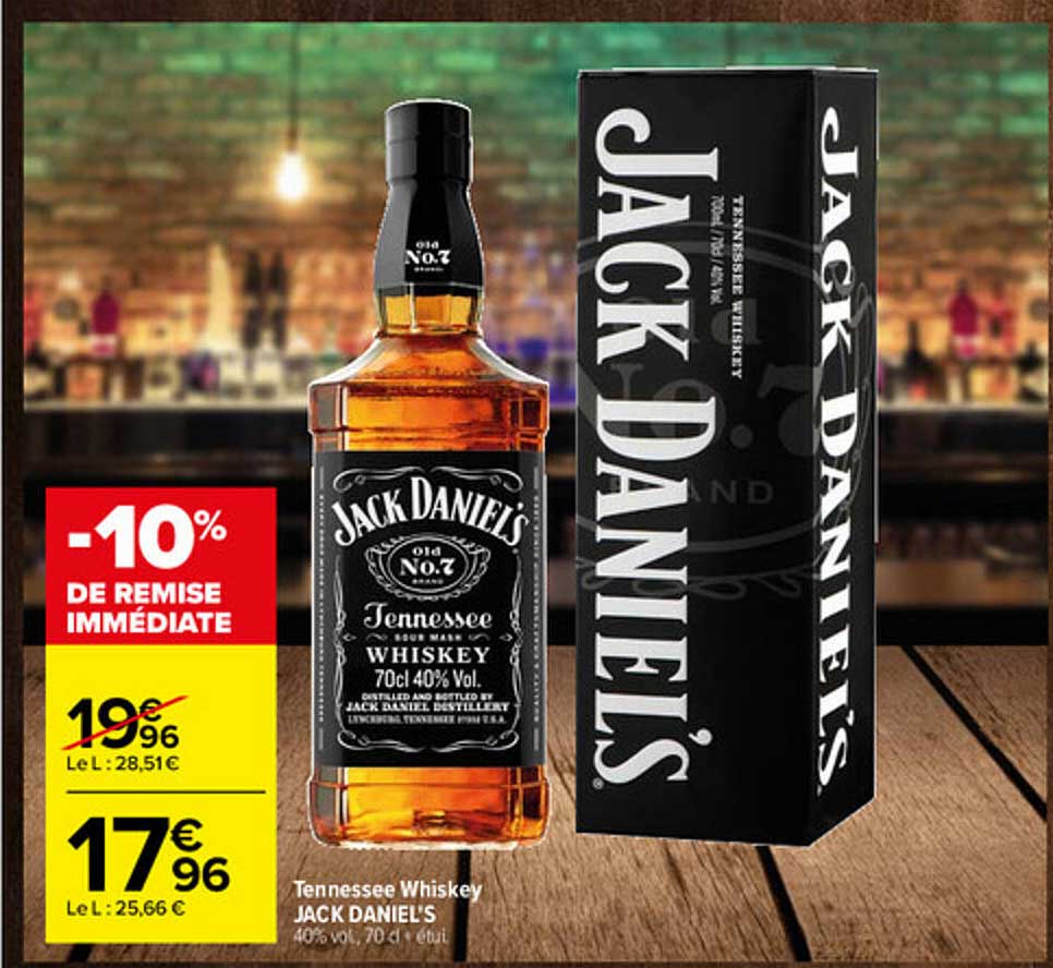 tennessee whiskey jack daniel's