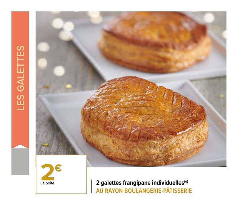 2 galettes frangipane individuelles