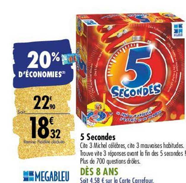 5 secondes