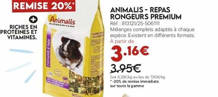 animalis - repas rongeurs premium