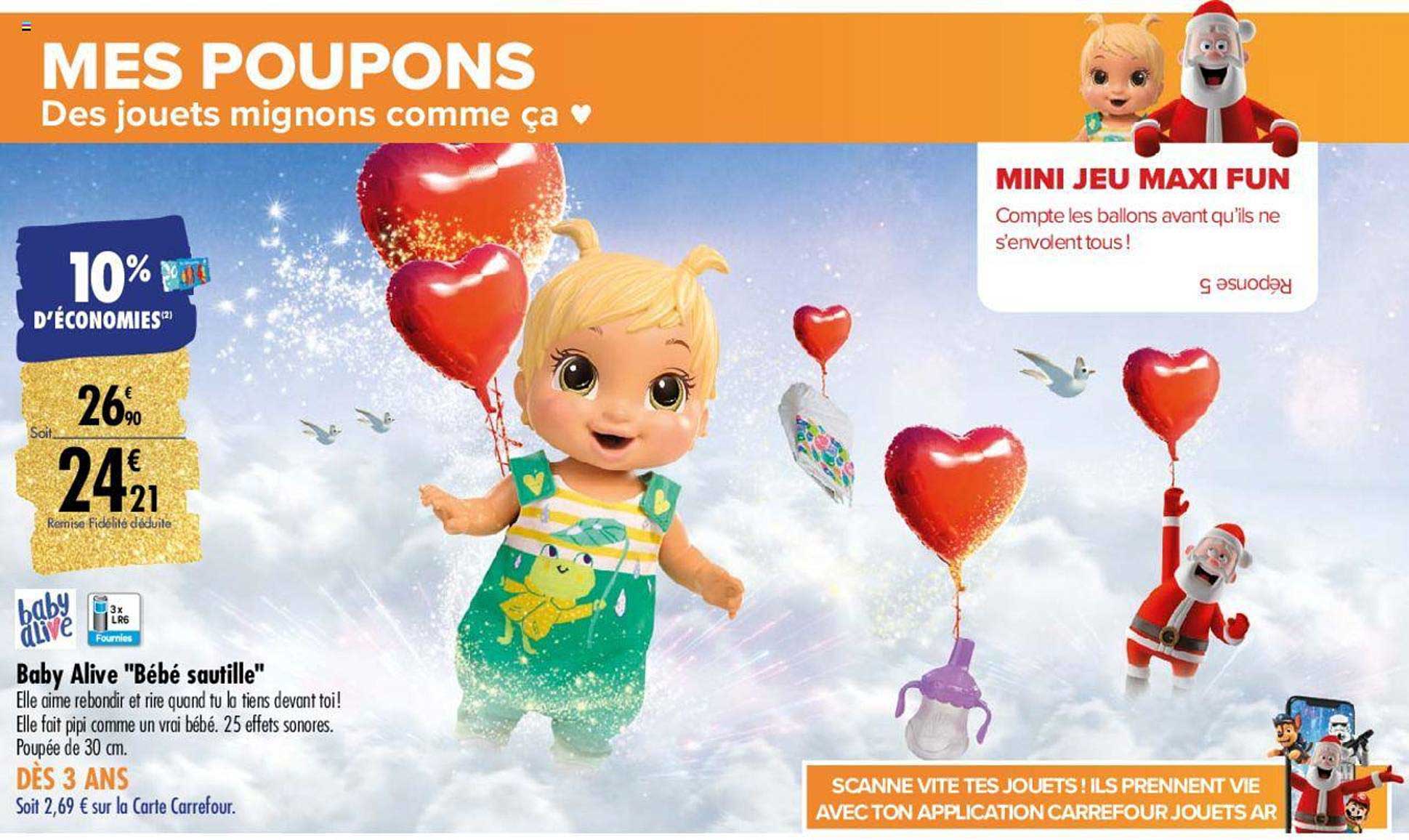 baby alive "bébé sautille"